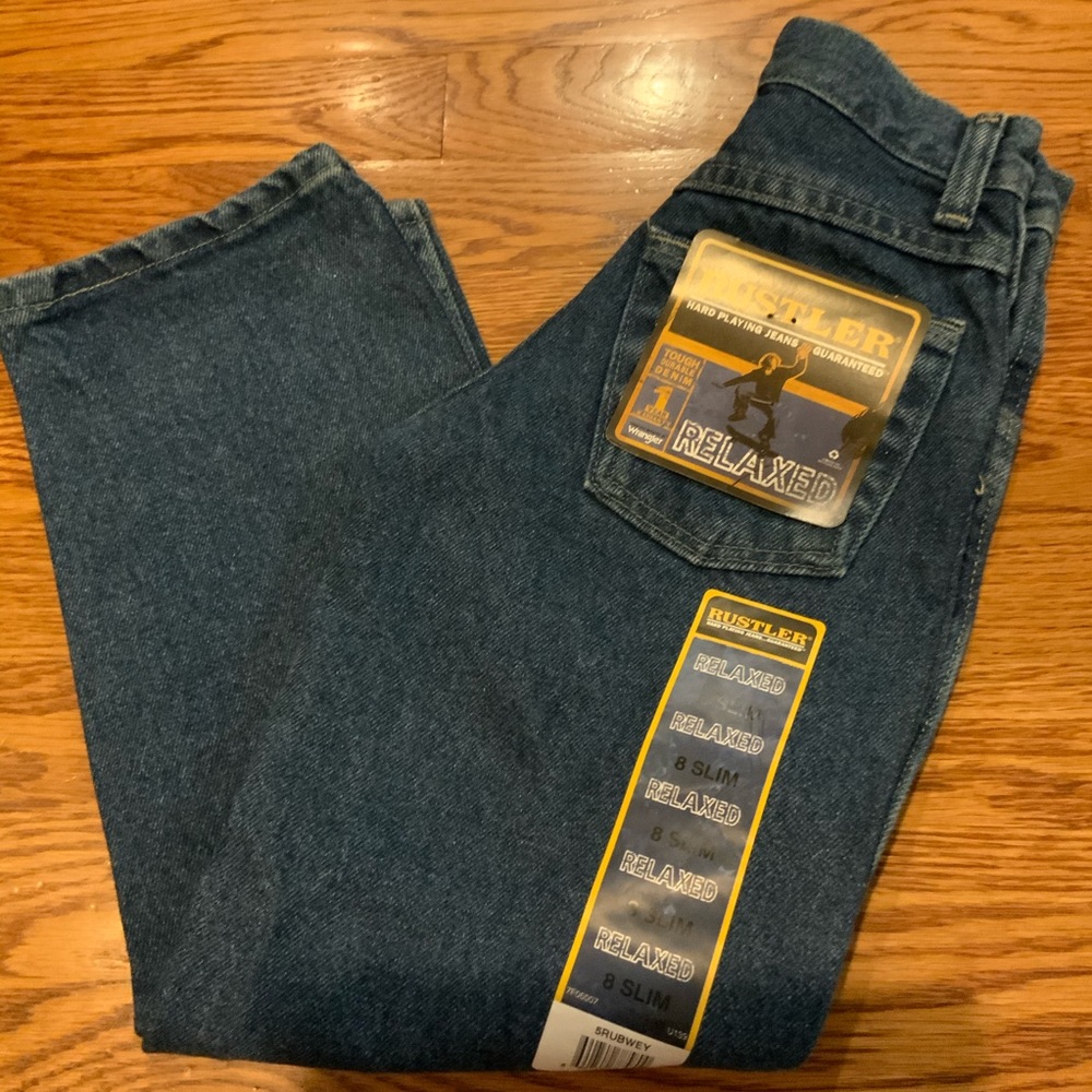 New Wrangler Rustler Girls Jeans 8 Slim
